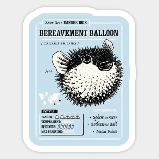 Bereavement Balloon Sticker